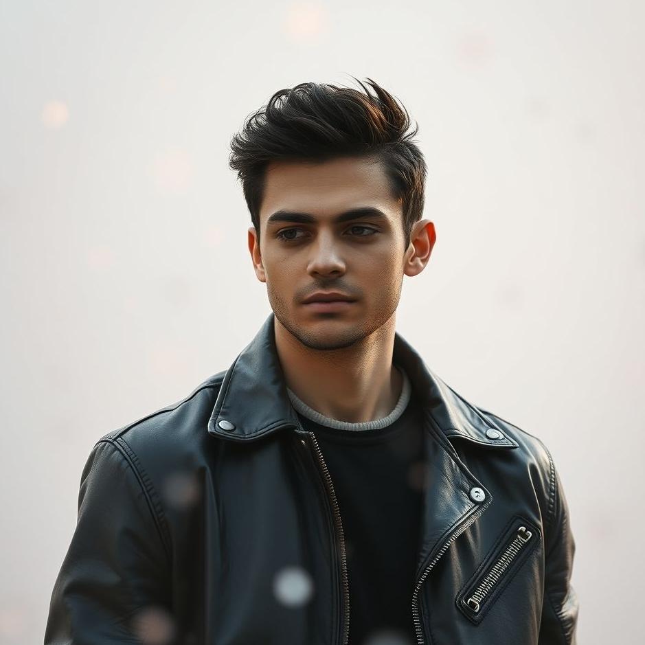Dream : Man in a black leather jacket in a dream