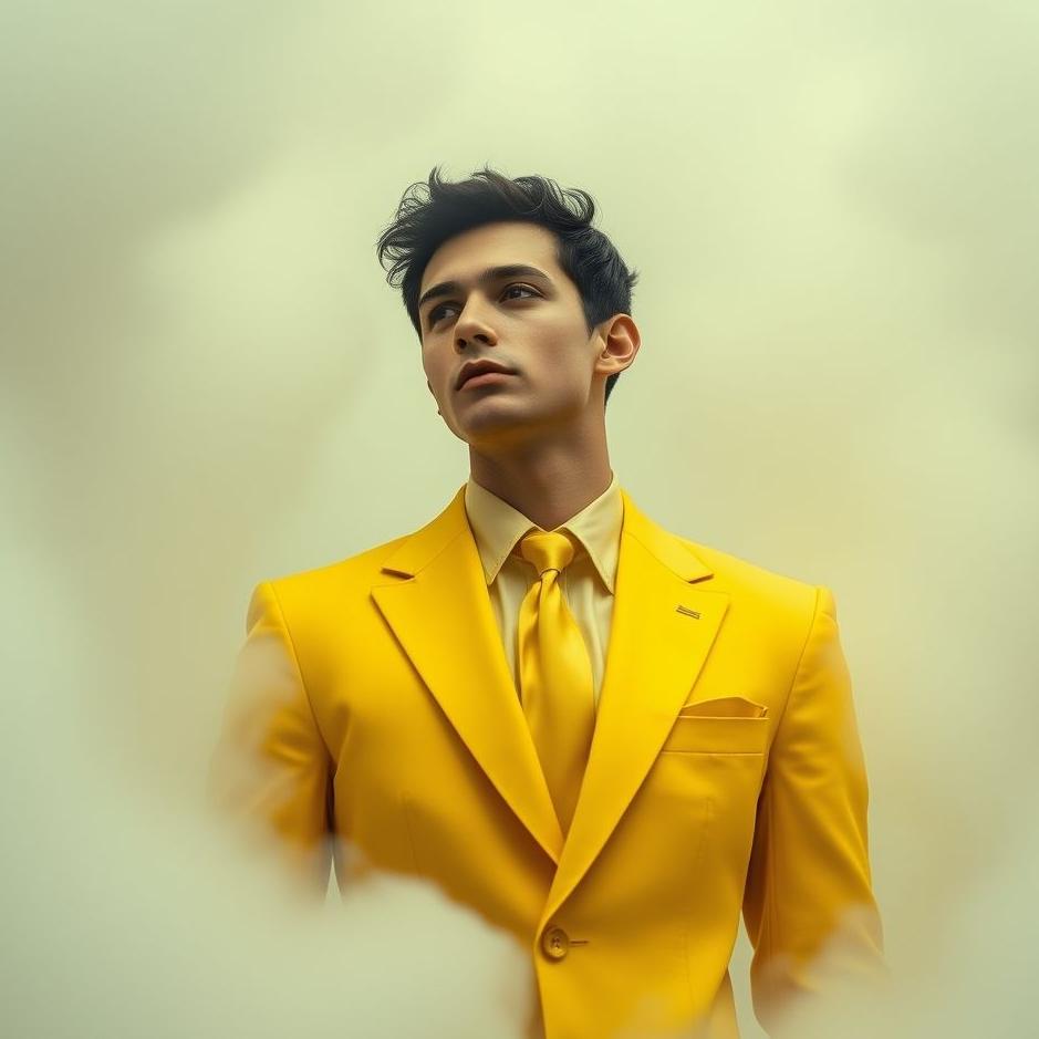 Dream : Man in a yellow suit in a dream
