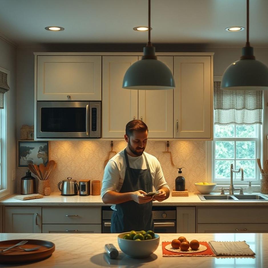 Dream : Man in the kitchen in a dream