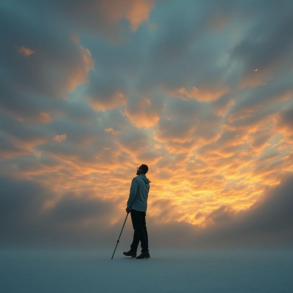 Dream : Man on crutches in a dream