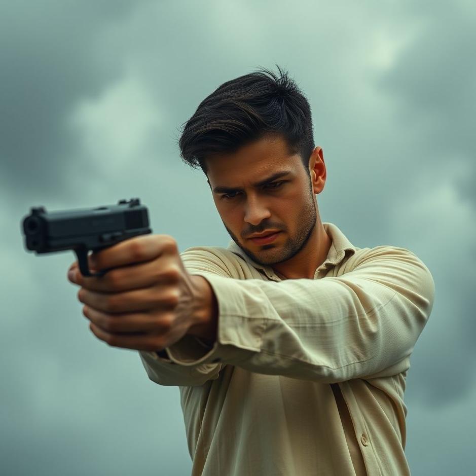 Dream : Man shooting a gun in a dream