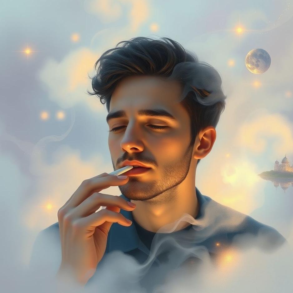 Dream : Man smoking in a dream