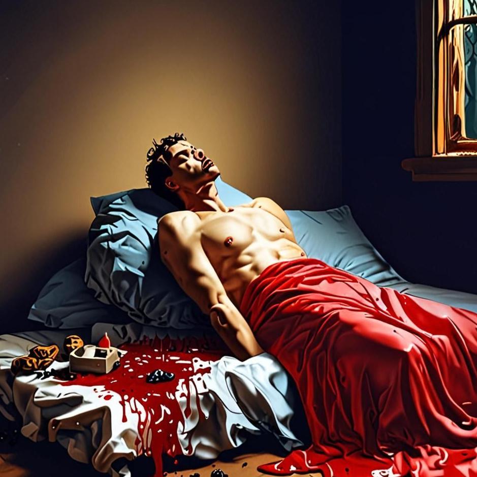 Dream : Man vomiting blood in a dream