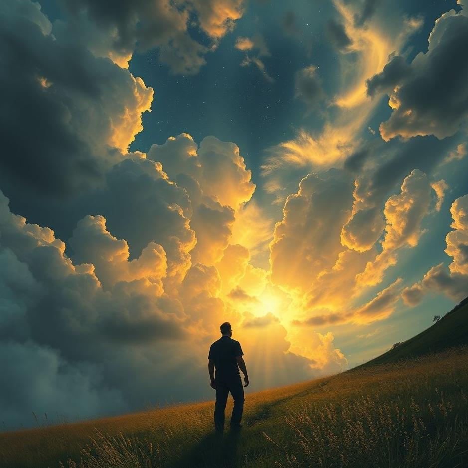 Dream : Man who has surpassed himself in a dream