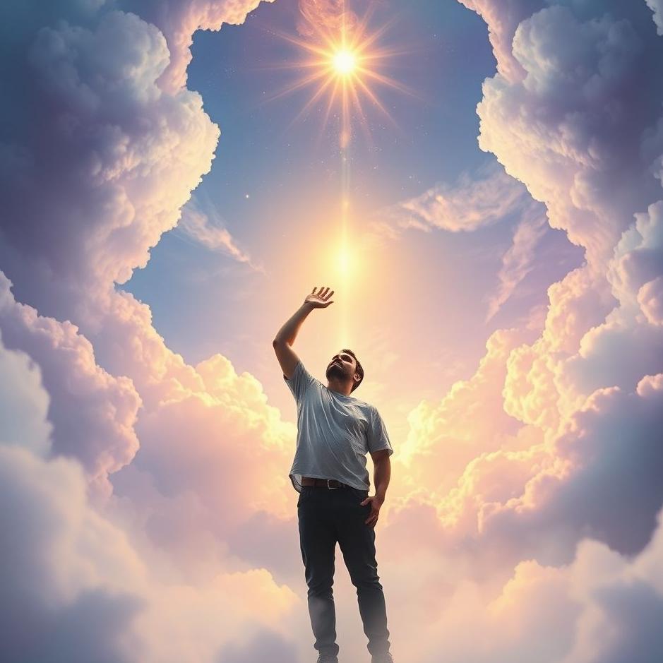 Dream : Man who surpasses himself in a dream