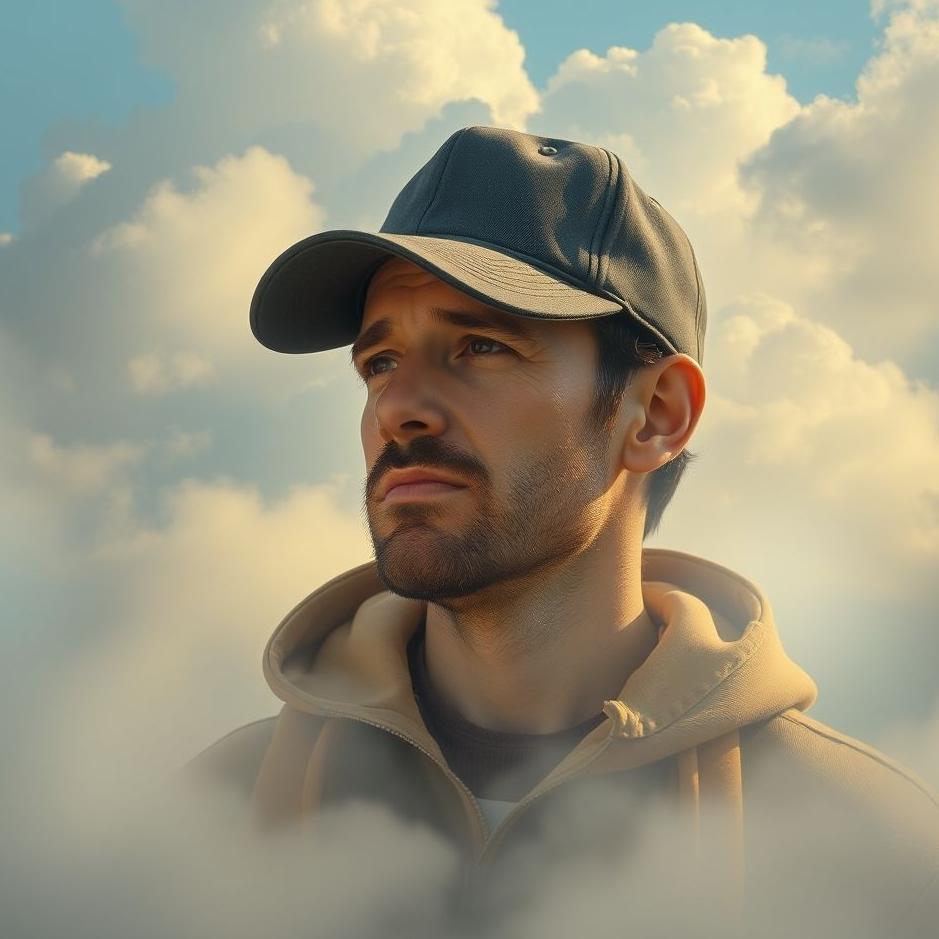 Dream : Man with a cap in a dream