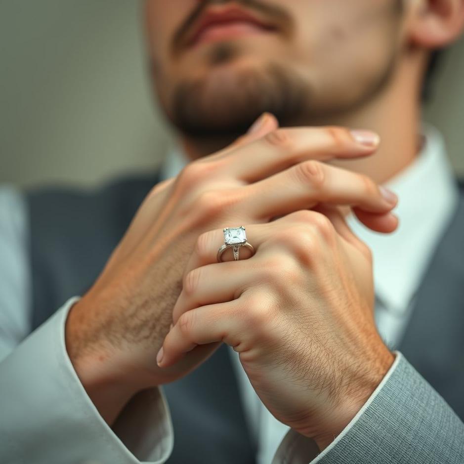 Dream : Man with a wedding ring on his finger in a dream