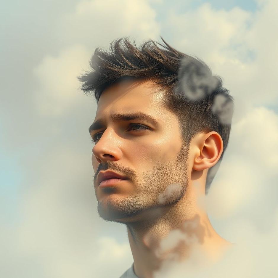 Dream : Man with short hair in a dream