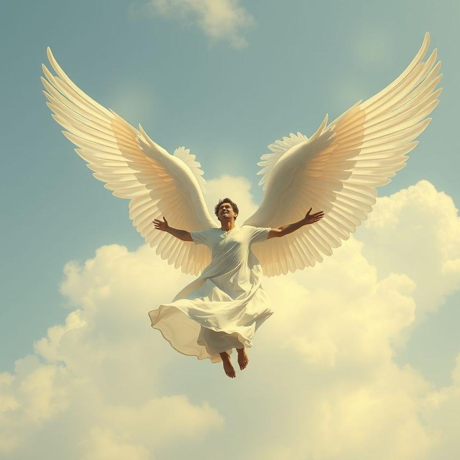 Dream Dictionary : Man with wings in a dream