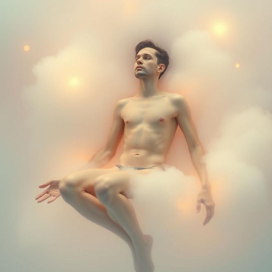 Dream : Man without arms and legs in a dream