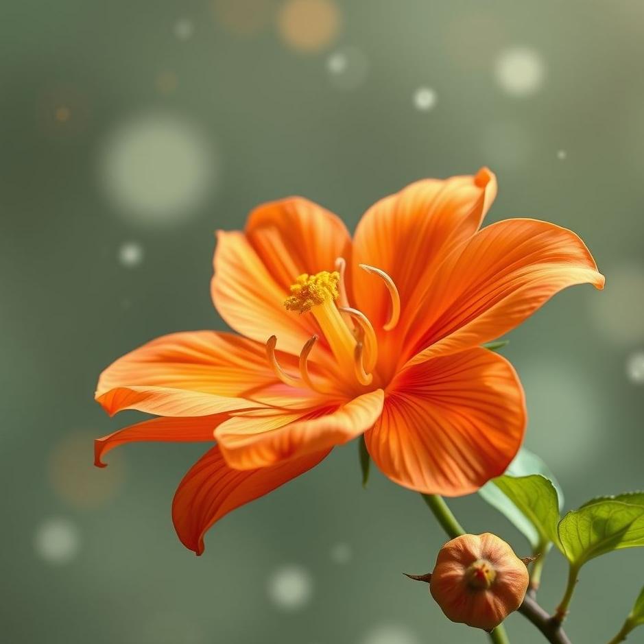 Dream : Mandarin flower in a dream