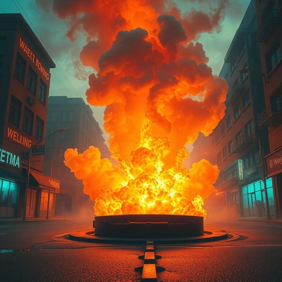 Dream : Manhole explosion in a dream