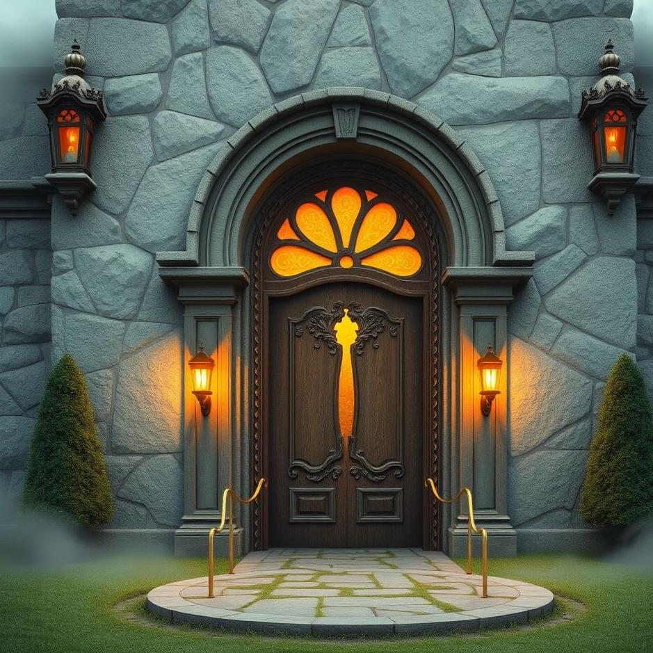 Dream : Mansion door in a dream
