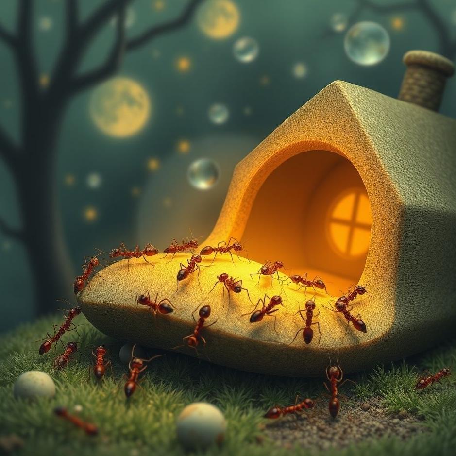 Dream Dictionary : Many ants at home in a dream