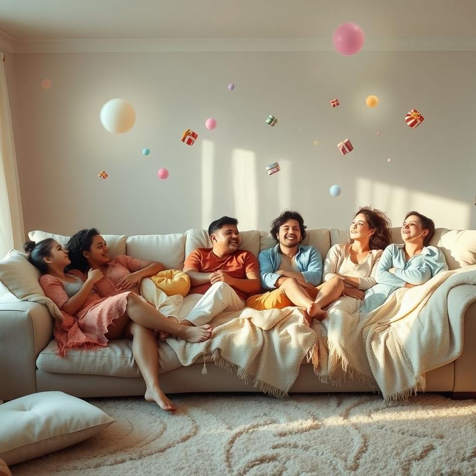 Dream : Many people at home in a dream