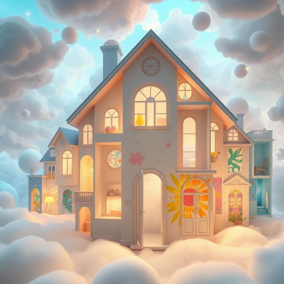 Dream : Many rooms in a house in a dream