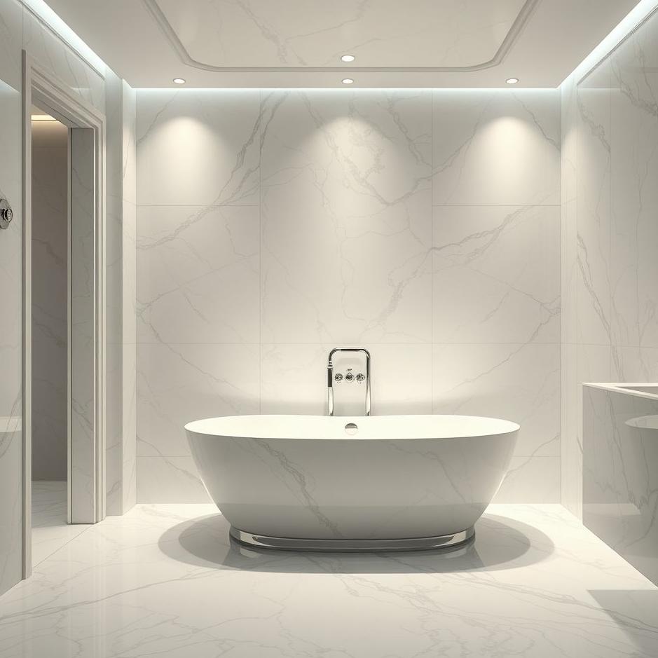 Dream : Marble bathroom in a dream