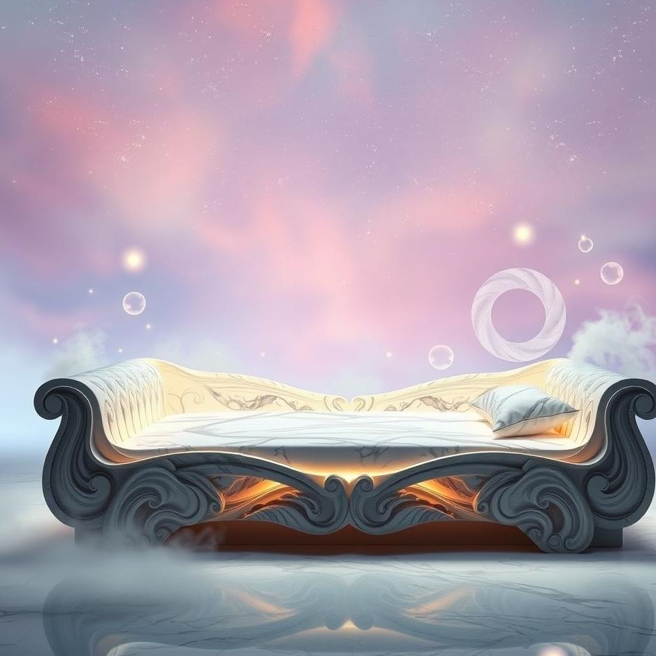 Dream : Marble bed in a dream