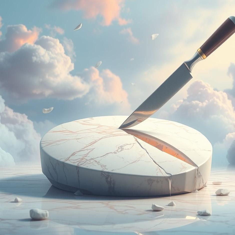 Dream : Marble being cut in a dream