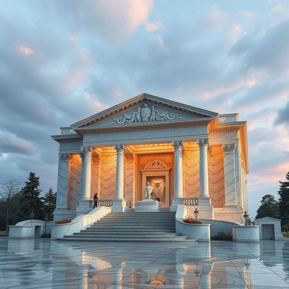 Dream : Marble building in a dream