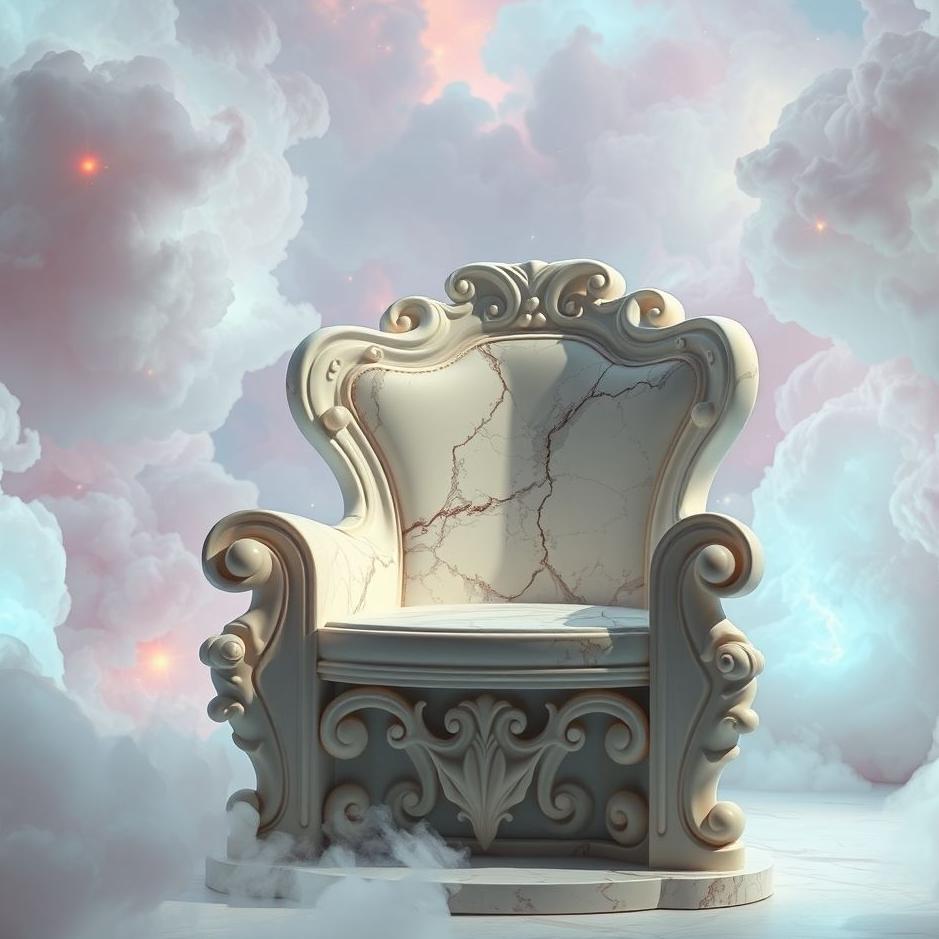 Dream : Marble chair in a dream