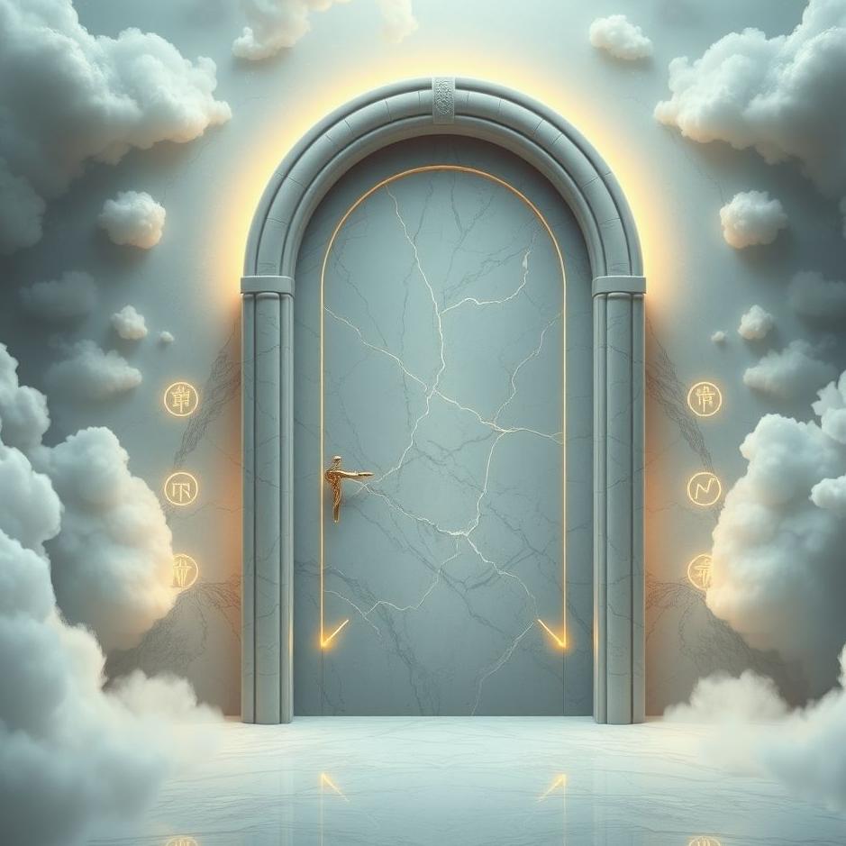 Dream : Marble door in a dream