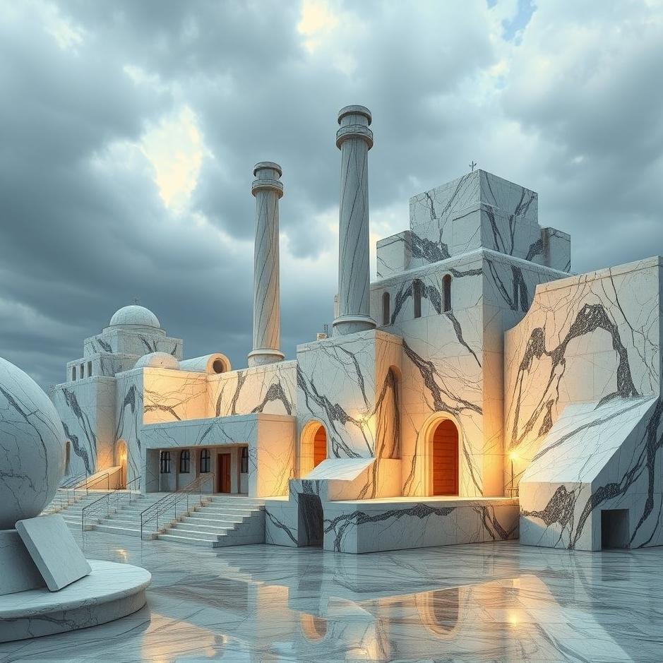 Dream : Marble factory in a dream