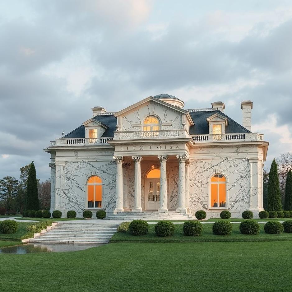 Dream : Marble house in a dream