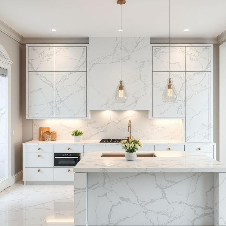 Dream : Marble kitchen in a dream