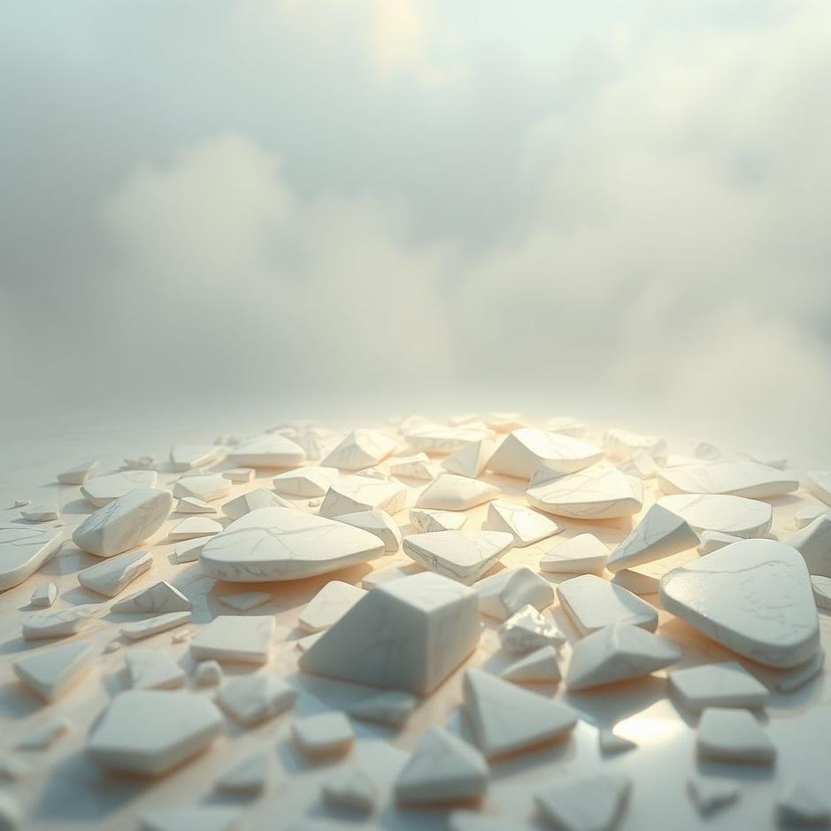 Dream : Marble pieces in a dream