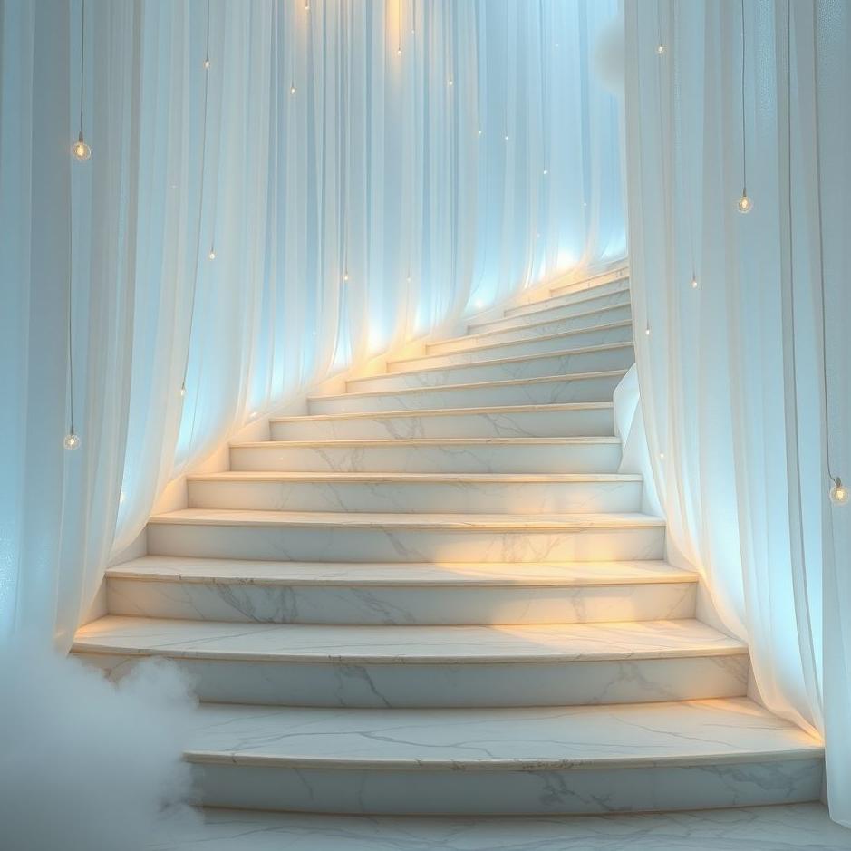 Dream : Marble staircase in a dream