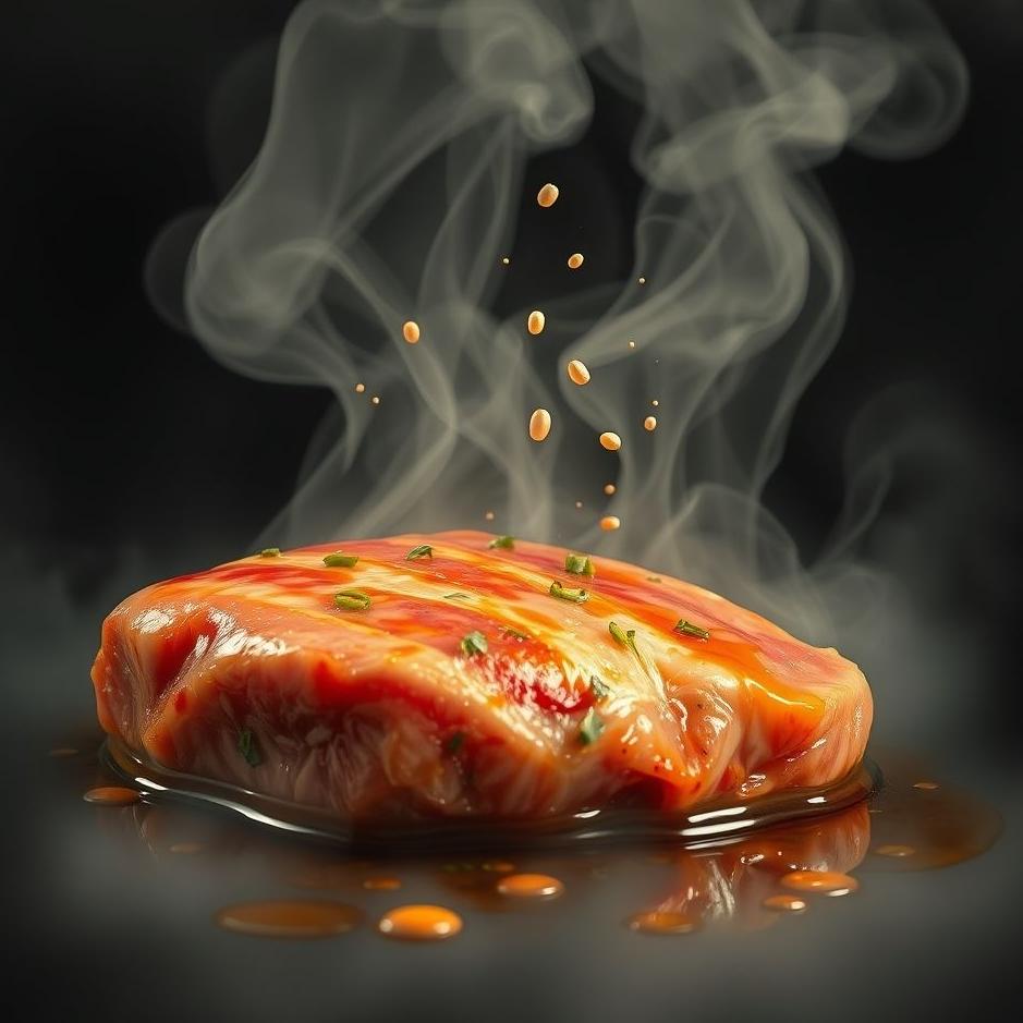 Dream : Marinating meat in a dream