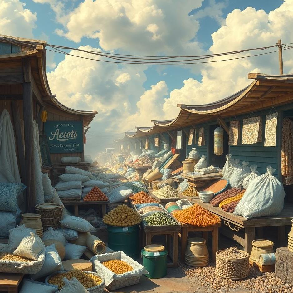 Dream : Market materials in a dream