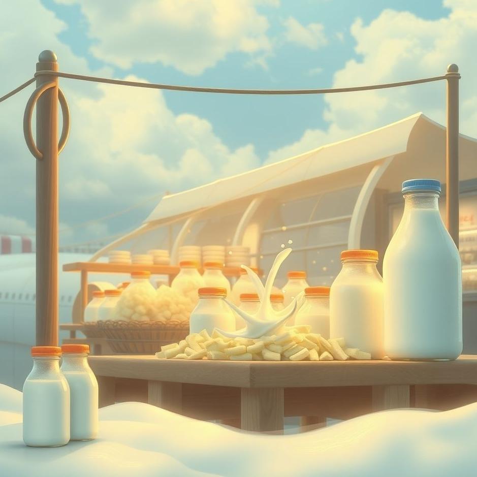 Dream : Market milk in a dream