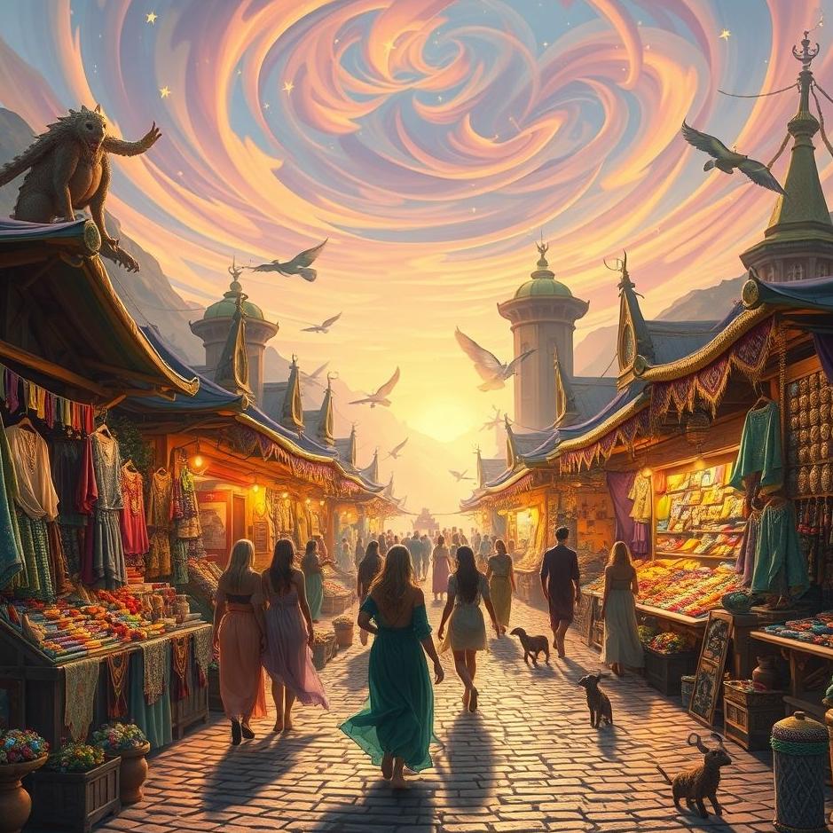 Dream : Market opening in a dream