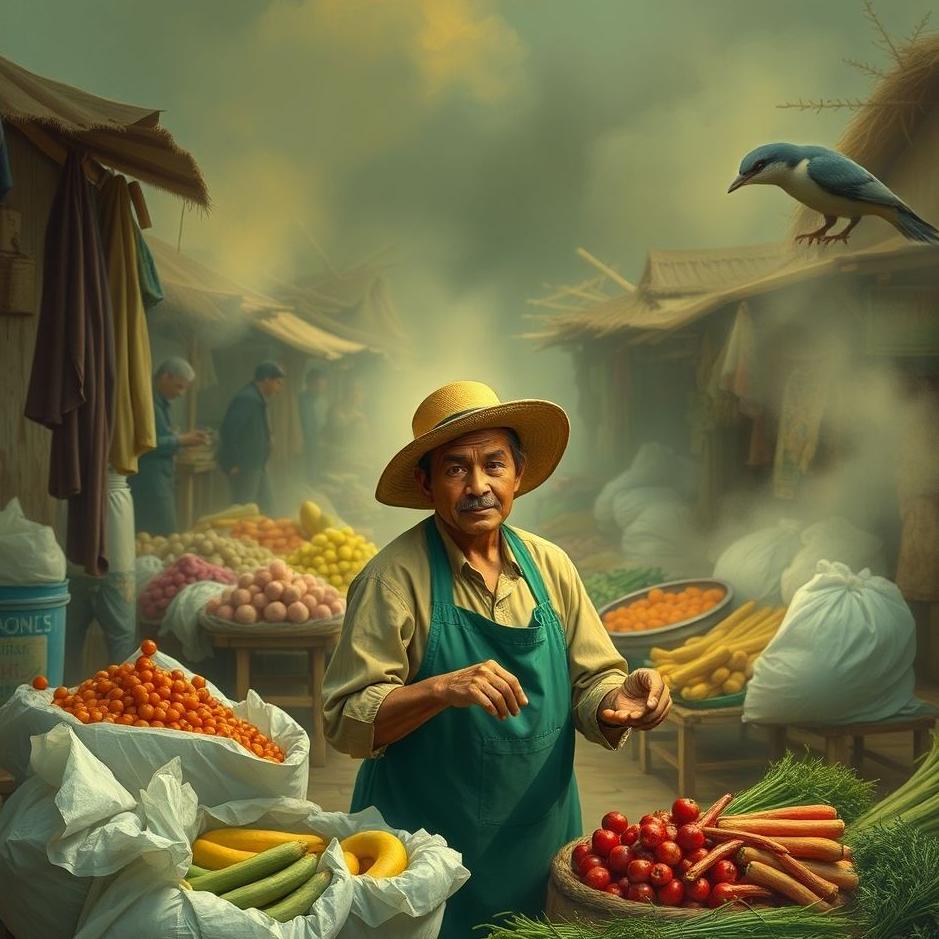 Dream : Market worker in a dream