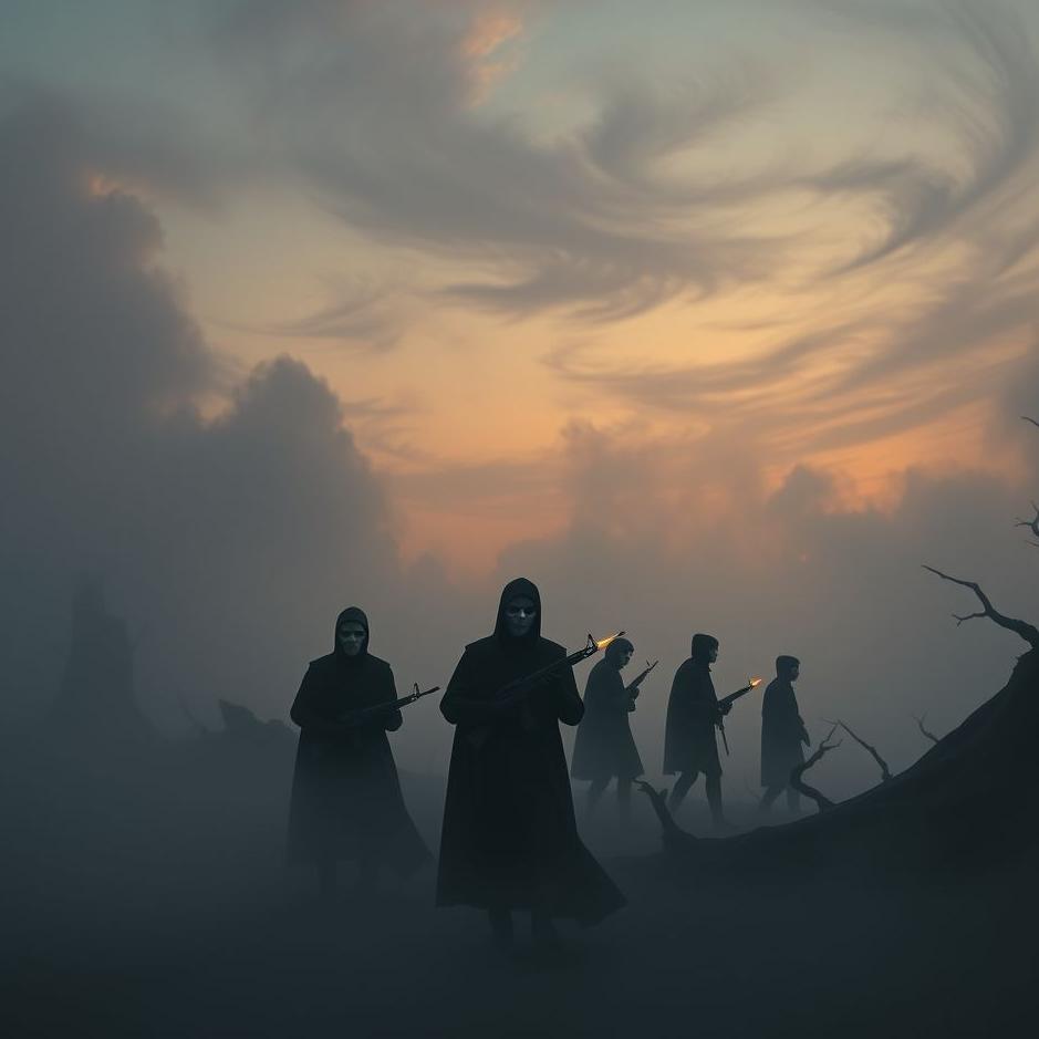 Dream : Masked armed men in a dream