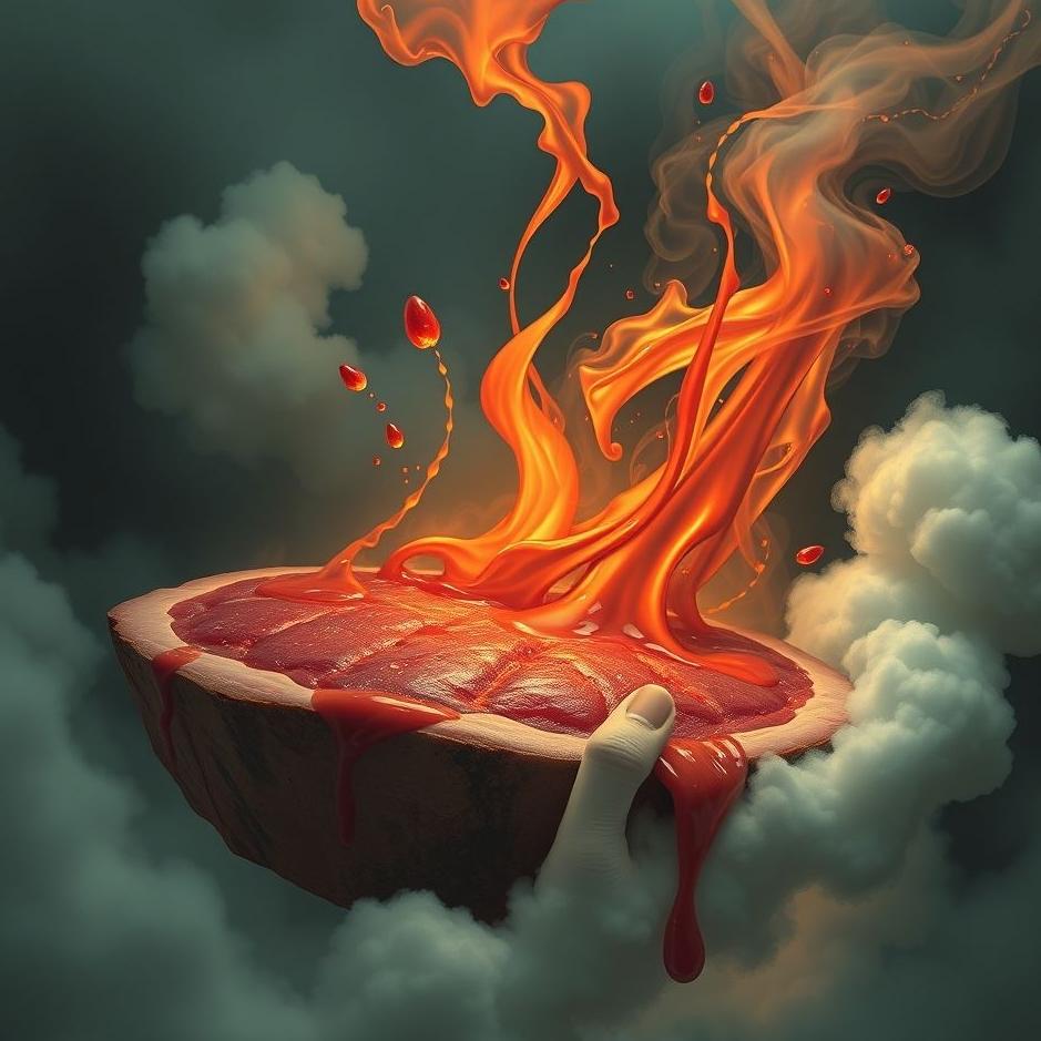 Dream : Meat and blood in a dream