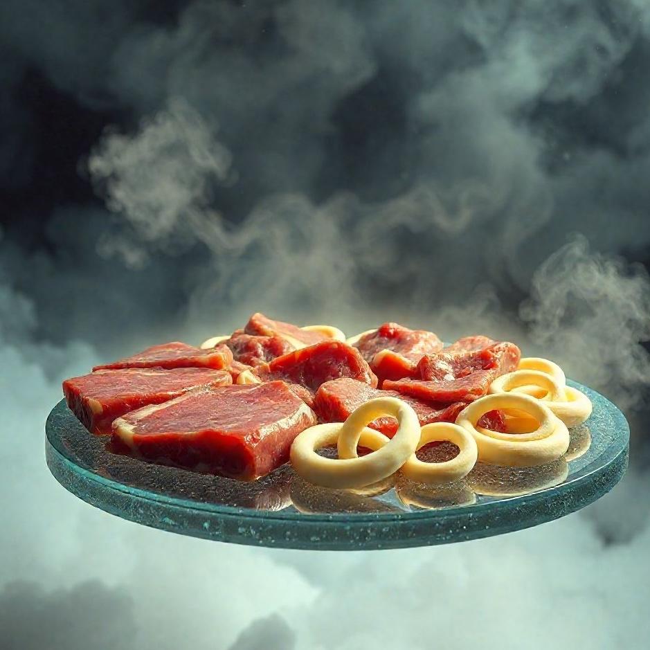 Dream : Meat and dough in a dream