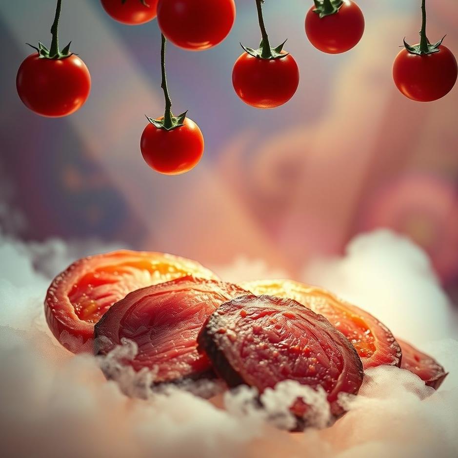 Dream : Meat and tomatoes in a dream