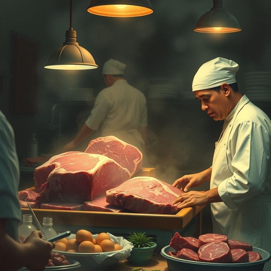 Dream : Meat at a butcher in a dream