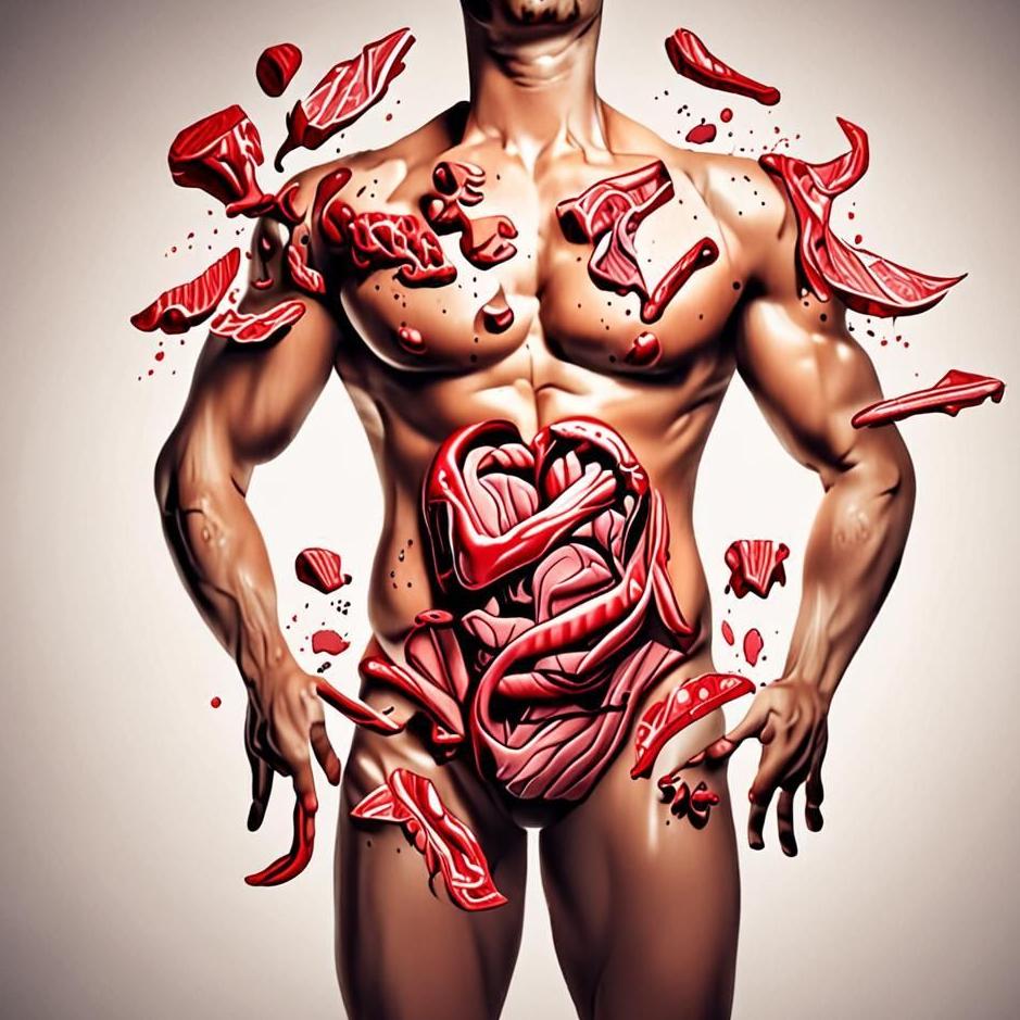 Dream : Meat coming out of your belly in a dream
