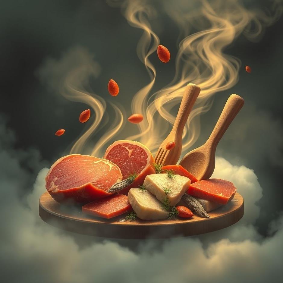 Dream : Meat distributed in a dream