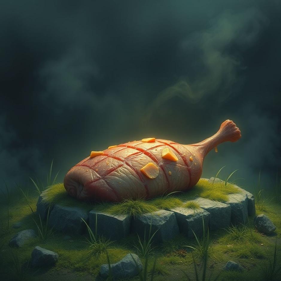 Dream : Meat in a grave in a dream