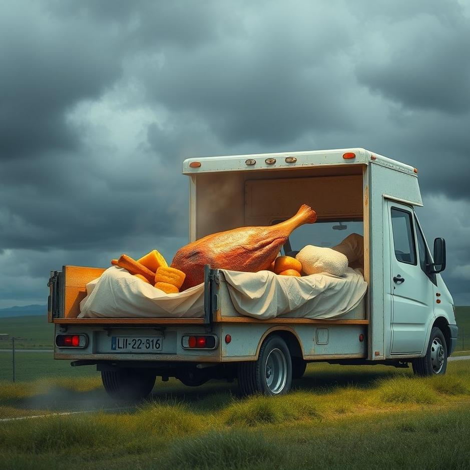 Dream : Meat in a truck in a dream
