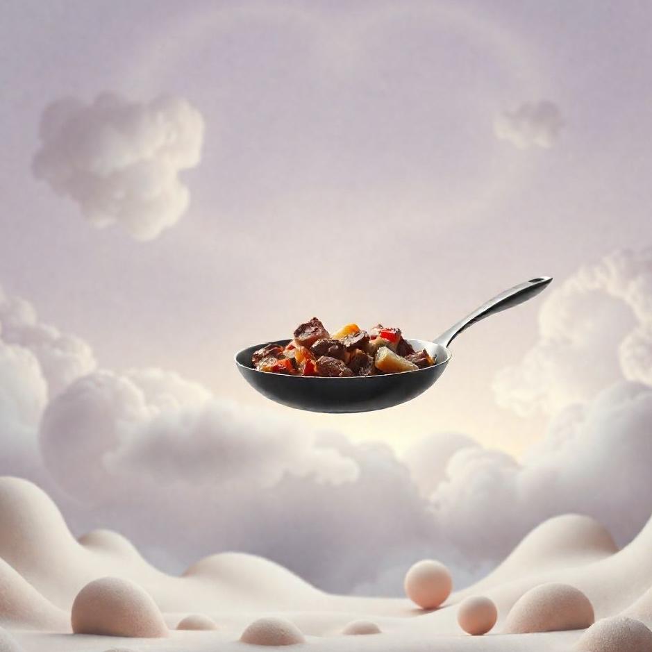 Dream : Meat pan in a dream