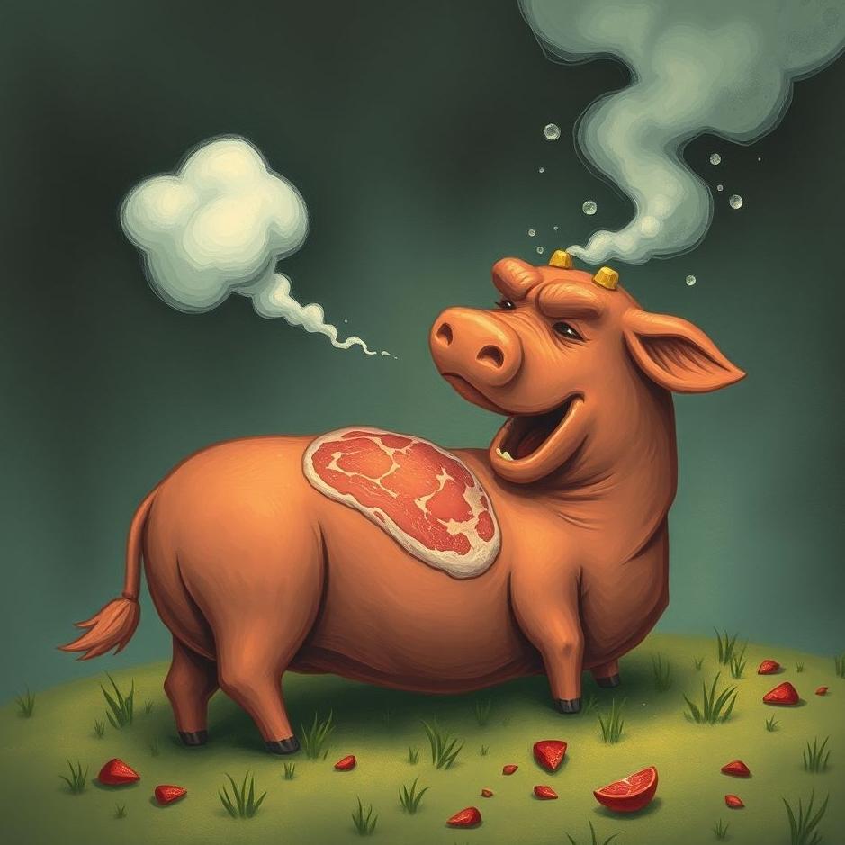 Dream : Meat talking in a dream