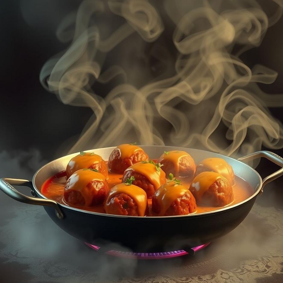 Dream : Meatballs cooking in a dream