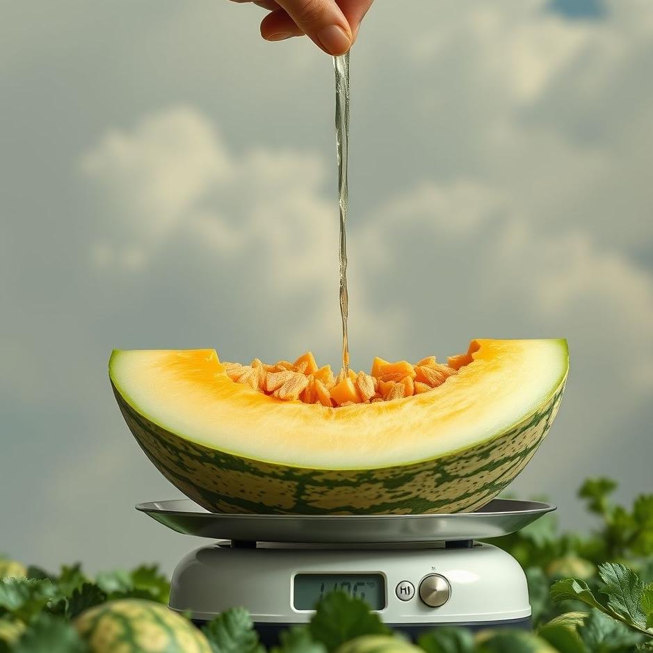Dream : Melon being weighed in a dream