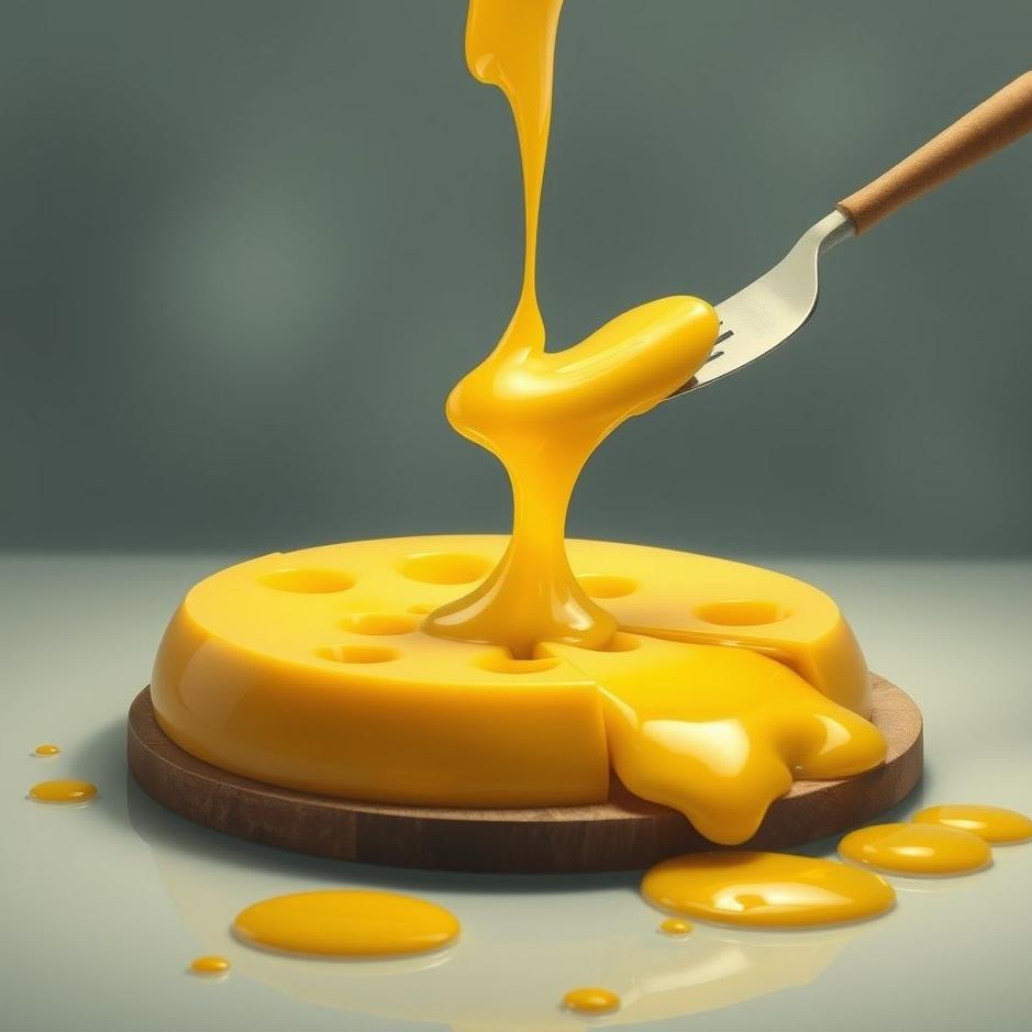 Dream : Melting cheese in a dream